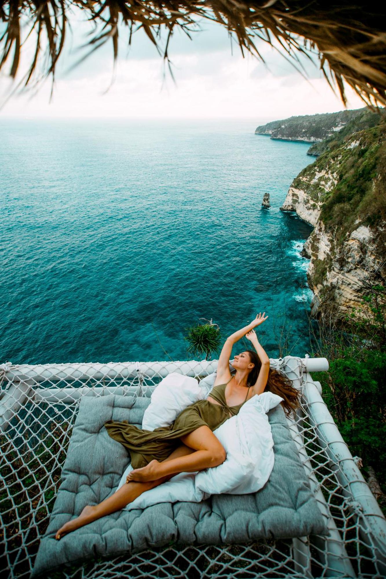 Tropical Glamping Nusa Penida Diamond Beach - Cliff Side Edge Polilit Eksteriør bilde