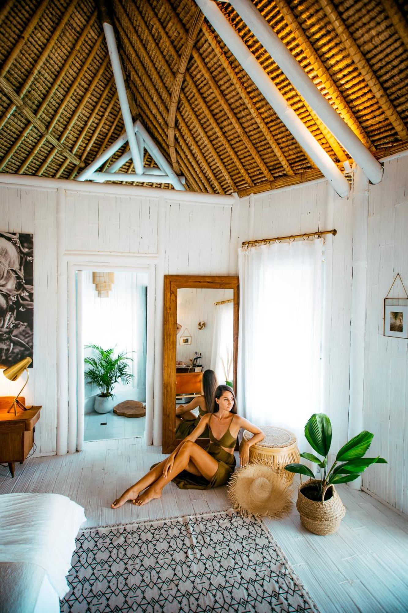 Tropical Glamping Nusa Penida Diamond Beach - Cliff Side Edge Polilit Eksteriør bilde